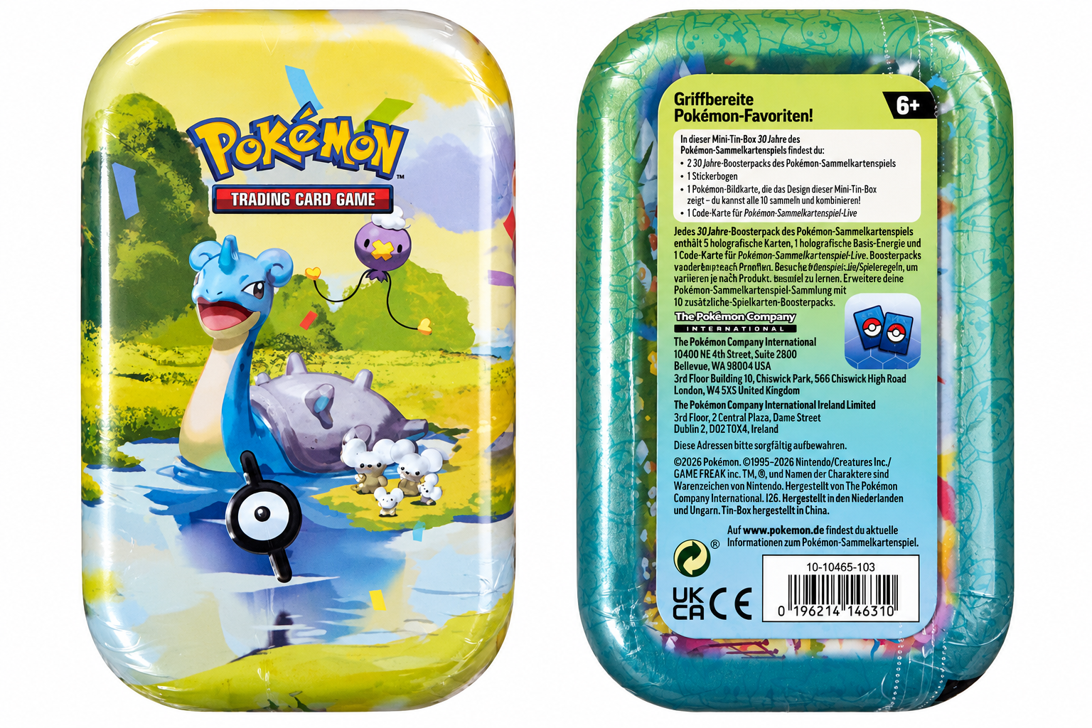Pokémon 30 Jahre – Mini-Tin-Box – Deutsch
