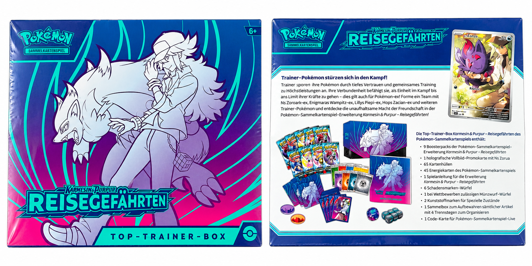 Pokémon Karmesin & Purpur – Reisegefährten – Top-Trainer-Box – Deutsch