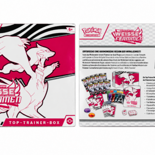 Pokémon Karmesin & Purpur – Weiße Flammen – Top-Trainer-Box – Deutsch